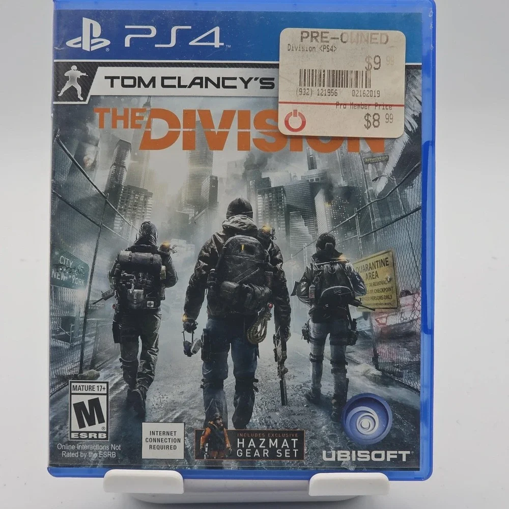 Tom Clancy's The Division PS4 Sony PlayStation 4 Video Game Ubisoft Action Retro